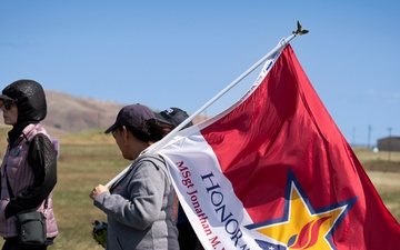 Travis AFB attendees perform ruck march, honor Gold Star families