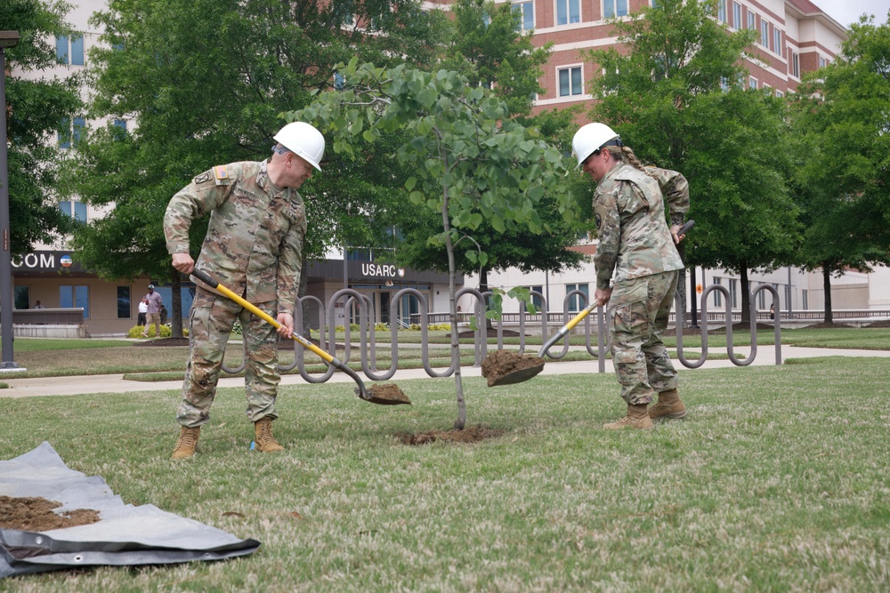 US Army Reserve Command G-357 Engineers Celebrate Earth Day