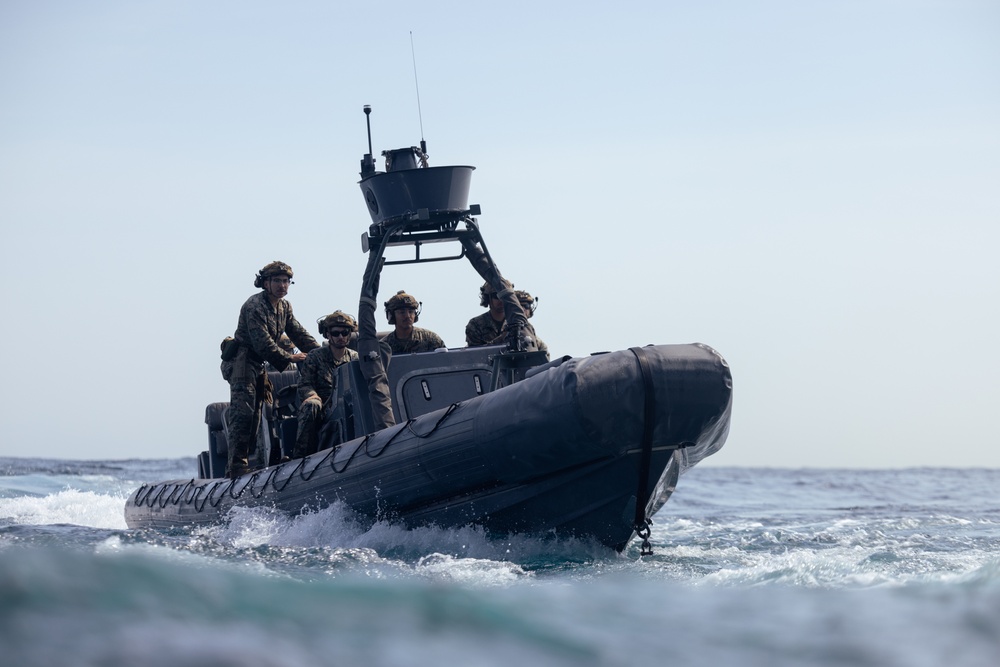 22nd MEU | BLT 3/6 Conducts Small Boat Ops During ARGMEUEX