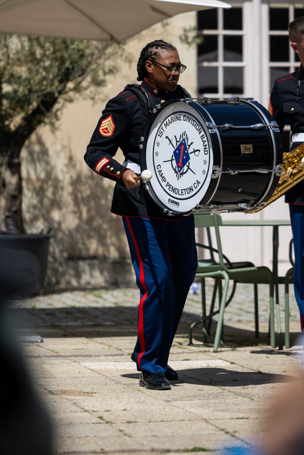 1st MARDIV Band Performs at Les Invalides, France