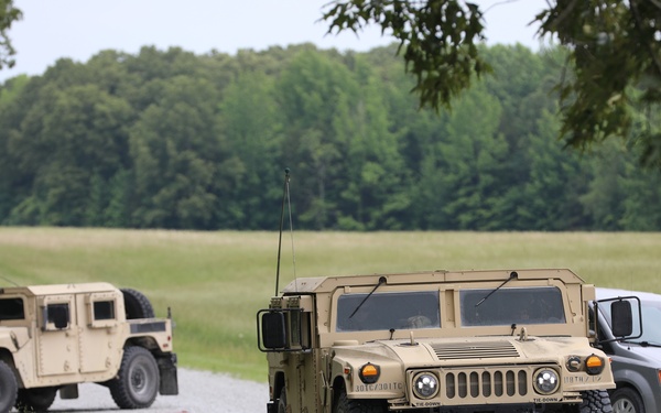 301st HHD embarks on convoy operations and ground-guidance training at VTS-Milan