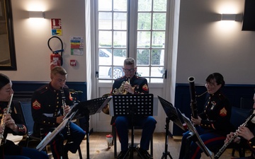 1st MARDIV Band Performs at Les Invalides, France