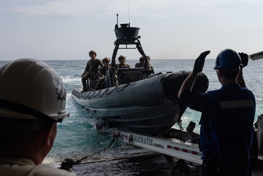 22nd MEU | BLT 3/6 Conducts Small Boat Ops During ARGMEUEX