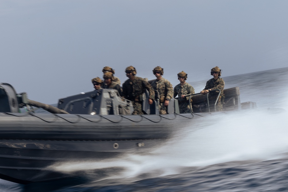 22nd MEU | BLT 3/6 Conducts Small Boat Ops During ARGMEUEX