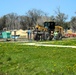 Collective Training Officers Quarters Project construction operations in May 2025 at Fort McCoy