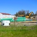 Collective Training Officers Quarters Project construction operations in May 2025 at Fort McCoy