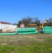 Collective Training Officers Quarters Project construction operations in May 2025 at Fort McCoy