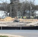 Collective Training Officers Quarters Project construction operations in May 2025 at Fort McCoy