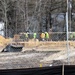 Collective Training Officers Quarters Project construction operations in May 2025 at Fort McCoy