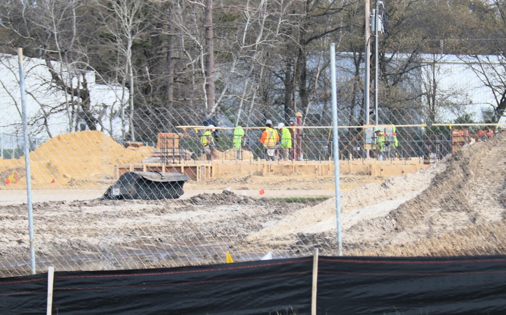 Collective Training Officers Quarters Project construction operations in May 2025 at Fort McCoy