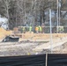 Collective Training Officers Quarters Project construction operations in May 2025 at Fort McCoy
