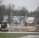 Collective Training Officers Quarters Project construction operations in May 2025 at Fort McCoy