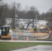 Collective Training Officers Quarters Project construction operations in May 2025 at Fort McCoy