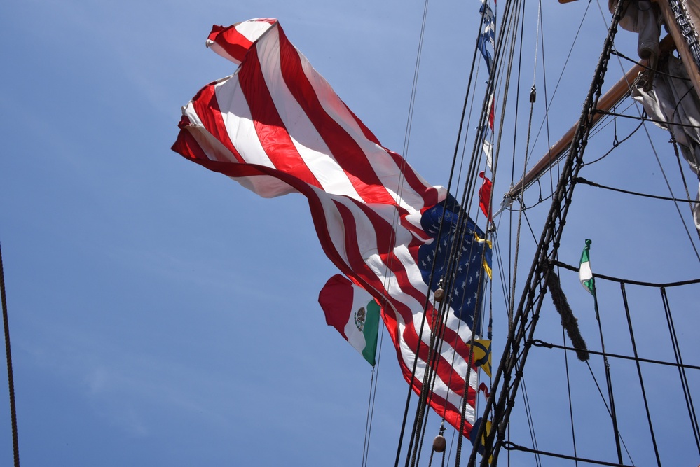 Coast Guard Barque Eagle visits Puerto Vallarta