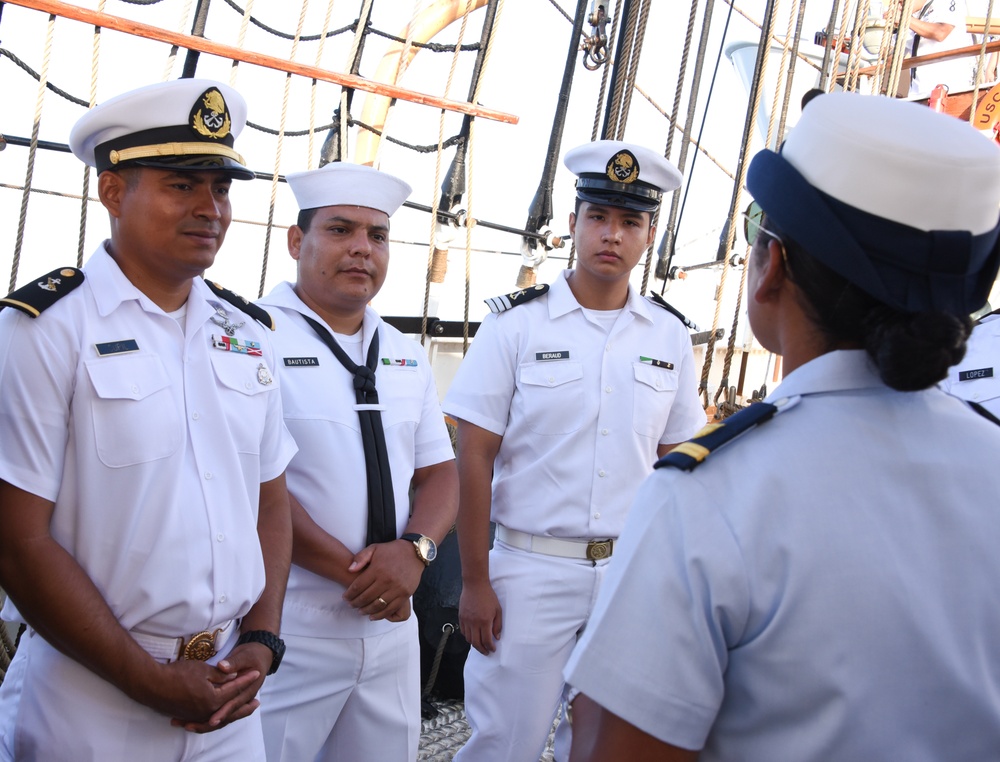Coast Guard Barque Eagle visits Puerto Vallarta