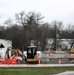 Collective Training Officers Quarters Project construction operations in May 2025 at Fort McCoy
