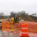 Collective Training Officers Quarters Project construction operations in May 2025 at Fort McCoy