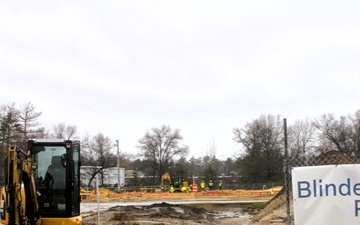 Actual construction starts to make progress in May 2025 on $55.75 million Collective Training Officers Quarters Project at Fort McCoy