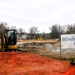 Collective Training Officers Quarters Project construction operations in May 2025 at Fort McCoy