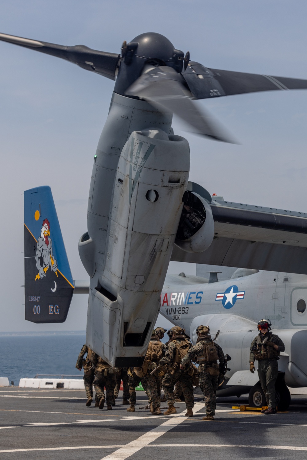 22nd MEU | BLT 3/6 Departs the USS San Antonio for Raid During ARGMEUEX