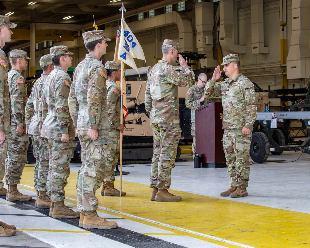Alpha Company, 404th Aviation Support Battalion Holds Change of Command Ceremony