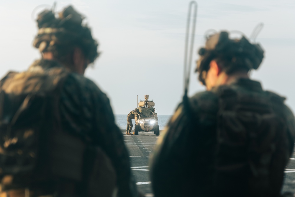 22nd MEU LAAD Counter-UAS Aboard USS San Antonio