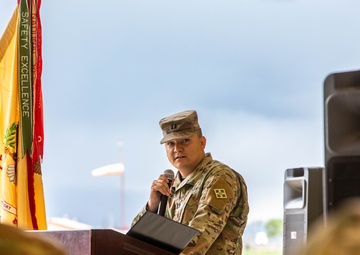 Alpha Company, 404th Aviation Support Battalion Holds Change of Command Ceremony