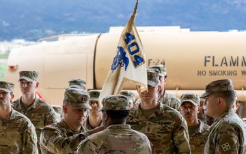 Alpha Company, 404th Aviation Support Battalion Holds Change of Command Ceremony