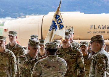Alpha Company, 404th Aviation Support Battalion Holds Change of Command Ceremony