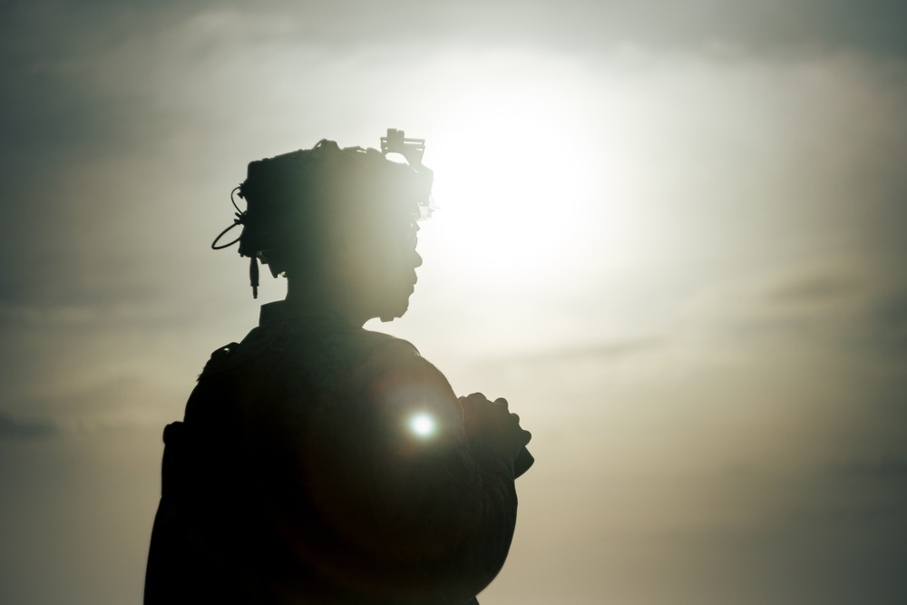 22nd MEU LAAD Counter-UAS Aboard USS San Antonio