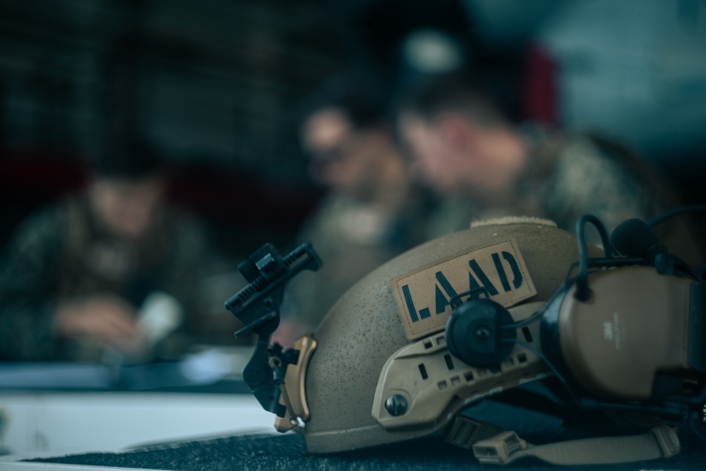 22nd MEU LAAD Counter-UAS Aboard USS San Antonio