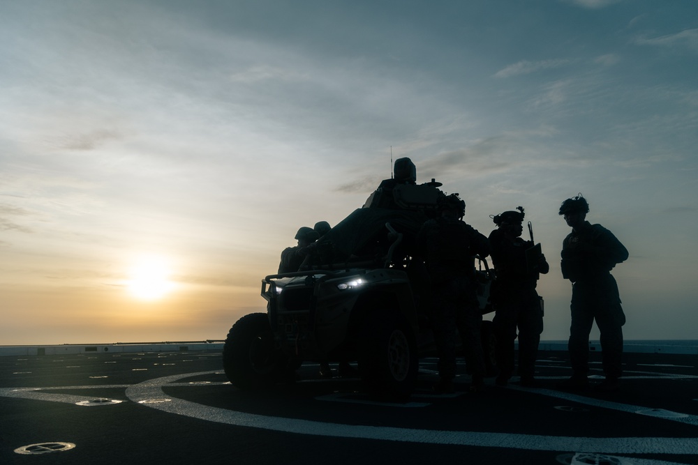 22nd MEU LAAD Counter-UAS Aboard USS San Antonio