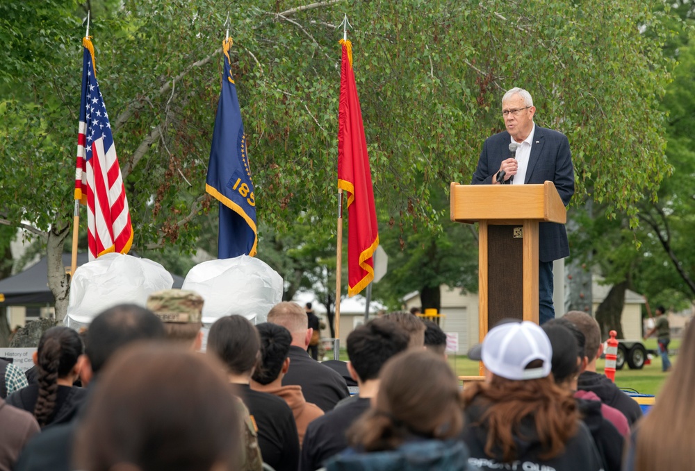 Armed Forces Day celebration at the Rees Training Center