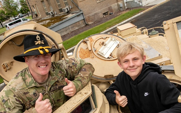 Armed Forces Day celebration at the Rees Training Center