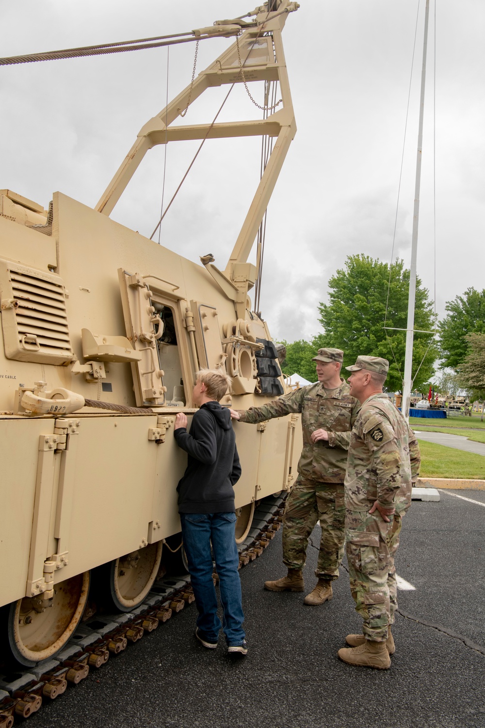 Armed Forces Day celebration at the Rees Training Center