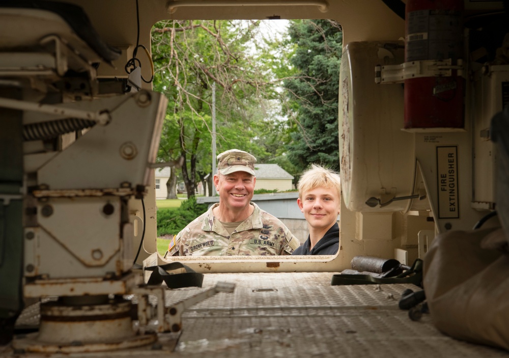 Armed Forces Day celebration at the Rees Training Center