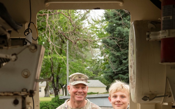 Armed Forces Day celebration at the Rees Training Center