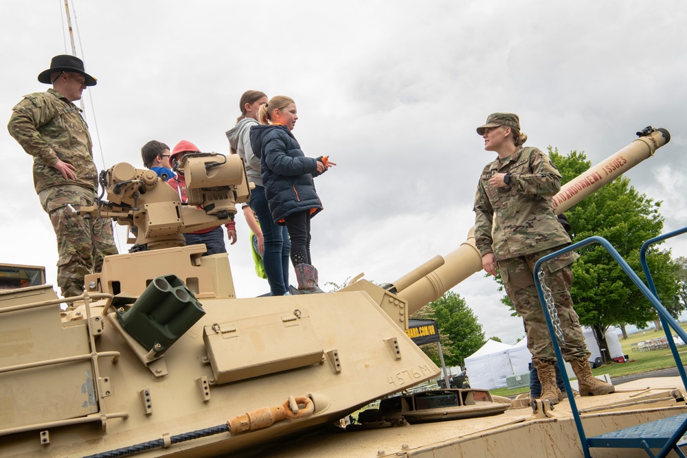 Armed Forces Day celebration at the Rees Training Center