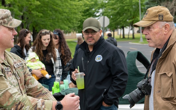 Armed Forces Day celebration at the Rees Training Center