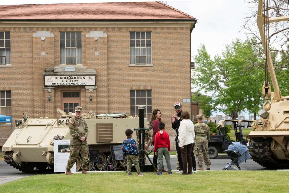 Armed Forces Day celebration at the Rees Training Center