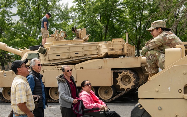 Armed Forces Day celebration at the Rees Training Center