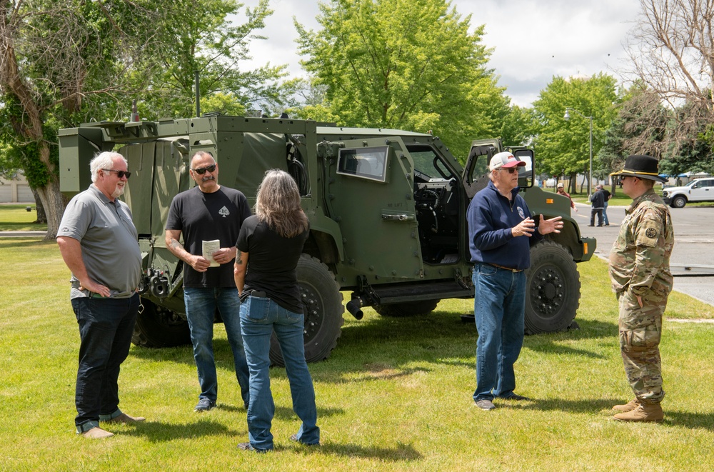 Armed Forces Day celebration at the Rees Training Center
