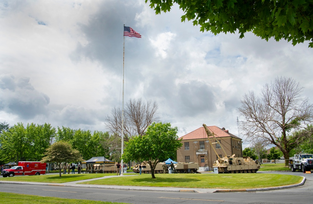 Armed Forces Day celebration at the Rees Training Center