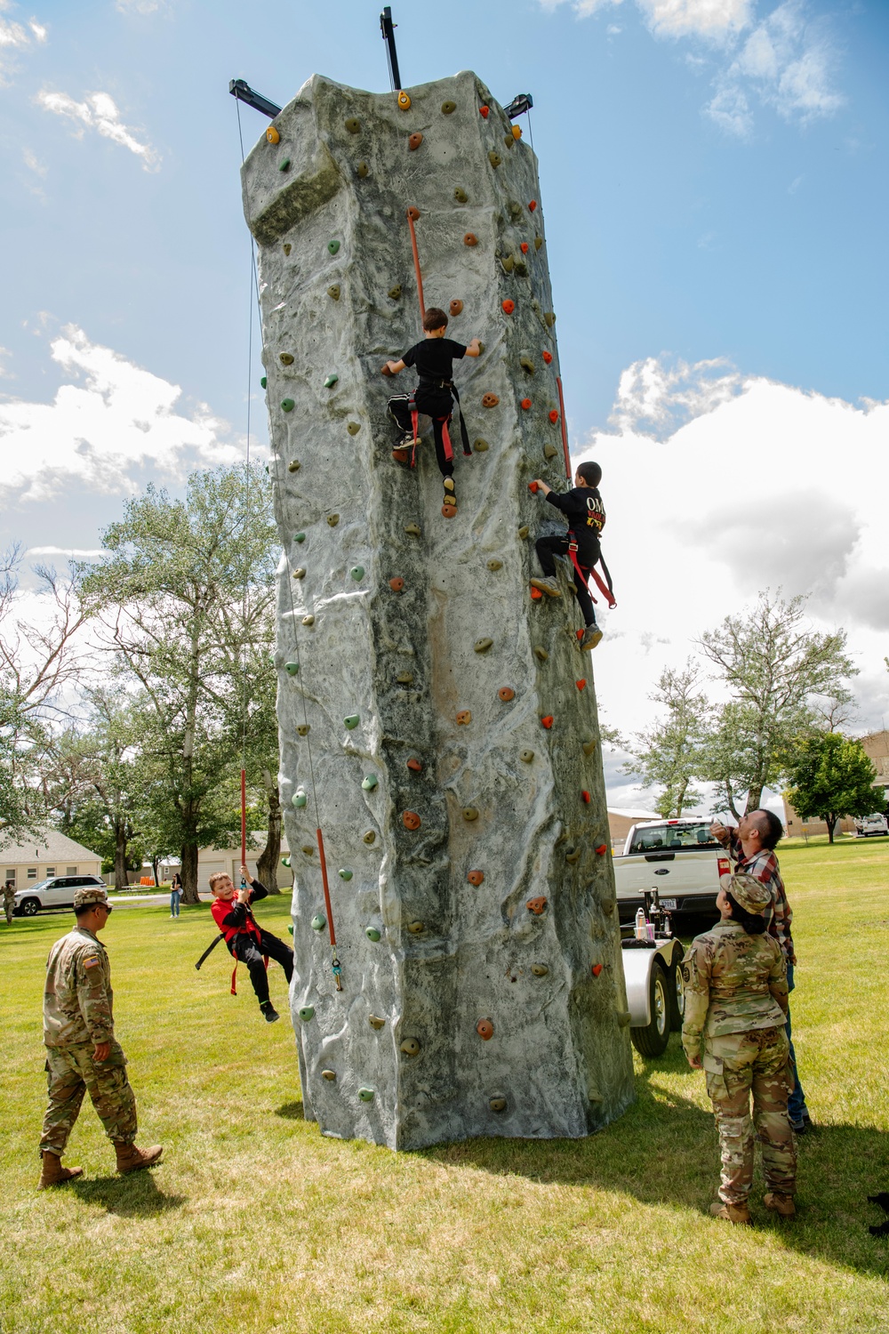 Armed Forces Day celebration at the Rees Training Center