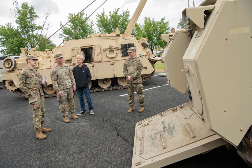 Armed Forces Day celebration at the Rees Training Center