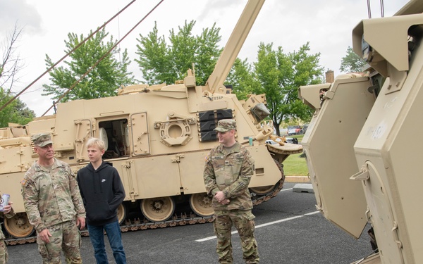 Armed Forces Day celebration at the Rees Training Center