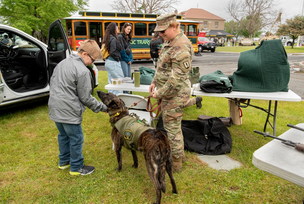 Armed Forces Day celebration at the Rees Training Center