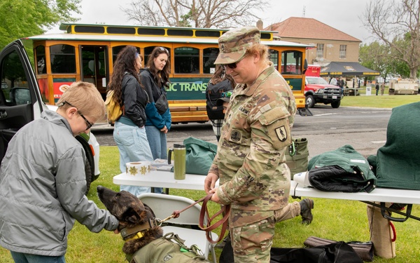 Armed Forces Day celebration at the Rees Training Center
