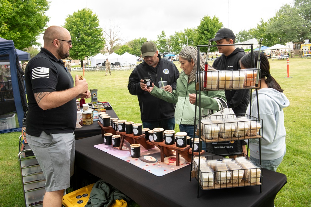 Armed Forces Day celebration at the Rees Training Center