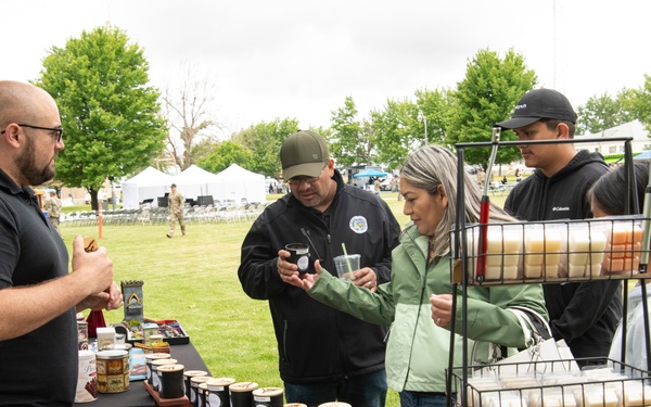 Armed Forces Day celebration at the Rees Training Center